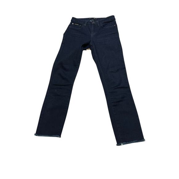 Prana‎ Women’s Sienna Mid Rise Jeans - Dark Blue Raw Hem W4320SH46 - 0 / 25 - Picture 8 of 8